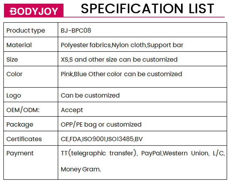 specification list